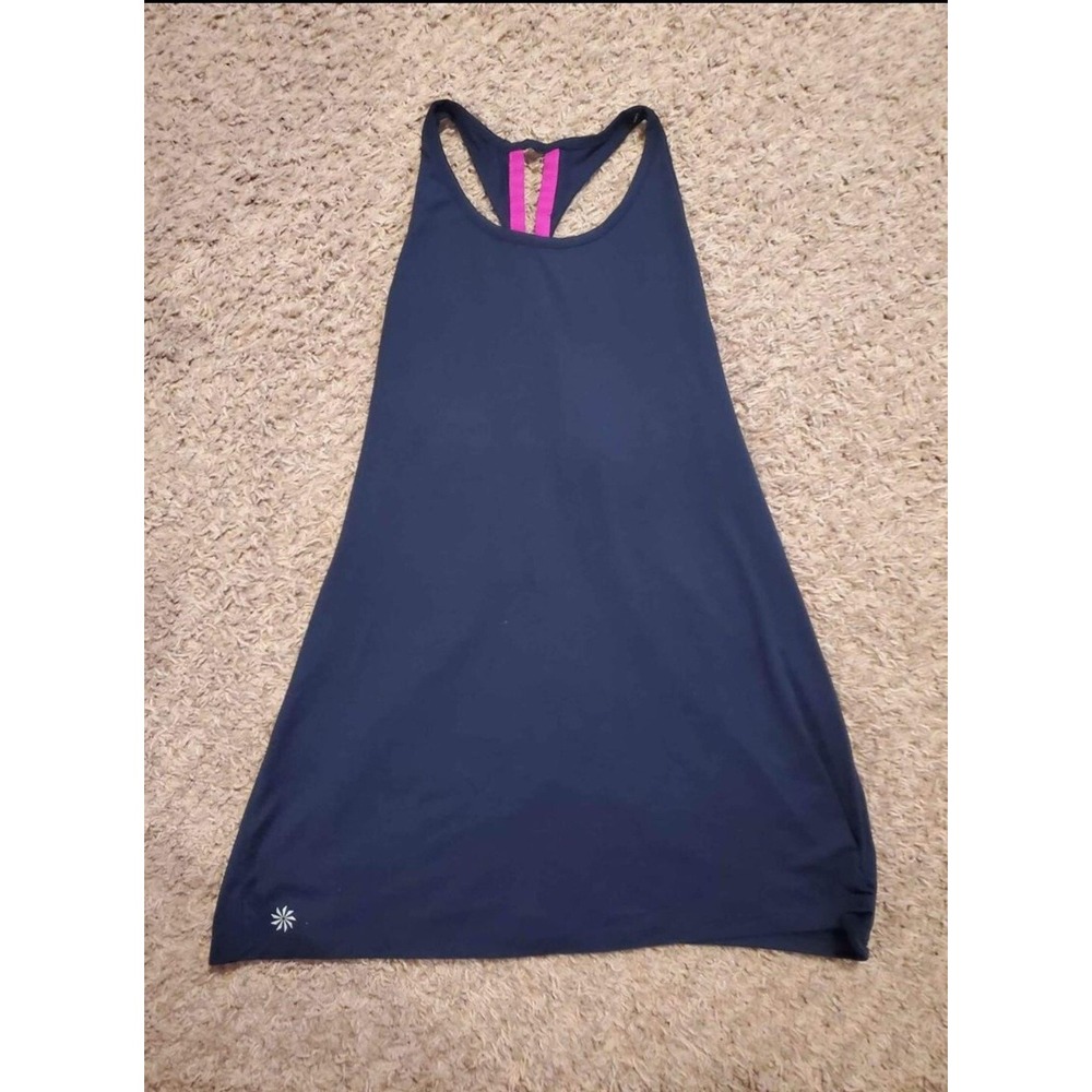 Athleta Blue Racerback Tank Top Small